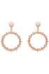 Peach Stone Hoop